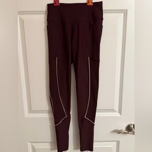 Victoria's Secret SPORT Total Knockout Pocket Tight leggings x-small burgundy